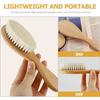 VICASKY Baby Hairbrush and Comb Set, Soft Wooden Comb for Scalp Care, Natural Materials, Anti-Static