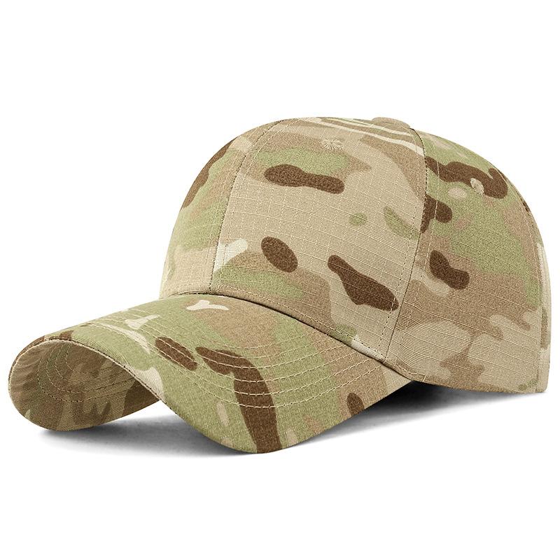 Spring Python Camouflage Tactical Baseball Cap Hard Top Adjustable Sunscreen Cap