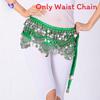 Belly Dance Hip Belt With Triangle Coins For Practice And Performance