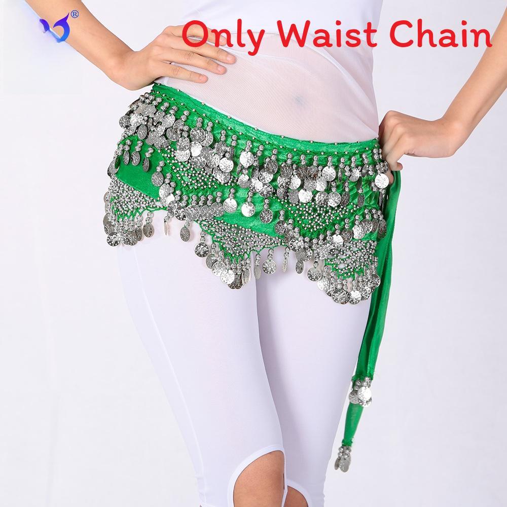 Belly Dance Hip Belt With Triangle Coins For Practice And Performance