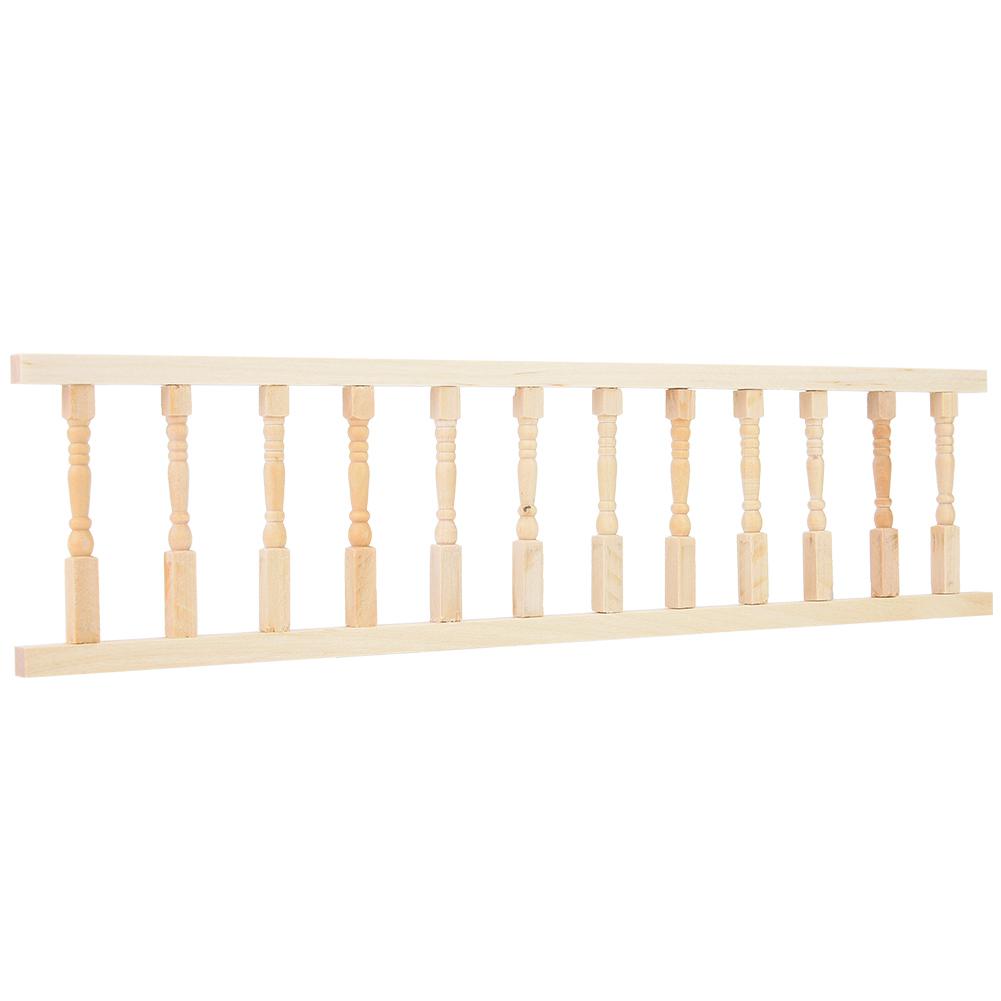 Mini Simulation Wooden Handrail Furniture for 1:12 Doll House Accessory
