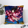 N-Nezuko Kamado D-Demon-Slayer Pillow Case Sofa Decor Home Double-Sided Printing Short Plush Cushion Cover Throw Pillow Cover