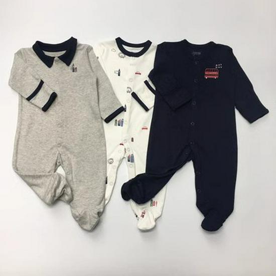 Spring & Autumn Baby Jumpsuit: Foot-Covering, Cotton Romper Pajamas for Newborn Boys & Girls