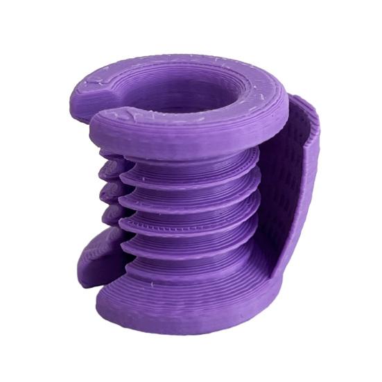 

Finger Crochet Guide 3D Printed Yarn Guide Finger Holder Plastic Thread Guide Crochet Helper for Crocheters Knitters фиолетовый