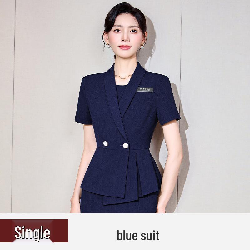 Women's Summer Suit Dress Set: Formal Two-Piece for Interviews & Office