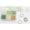 Artism Rondel Seed Beads Craft Ring Bracelet Making Set, Emerald Green, 1 Piece Korean Popular Toys