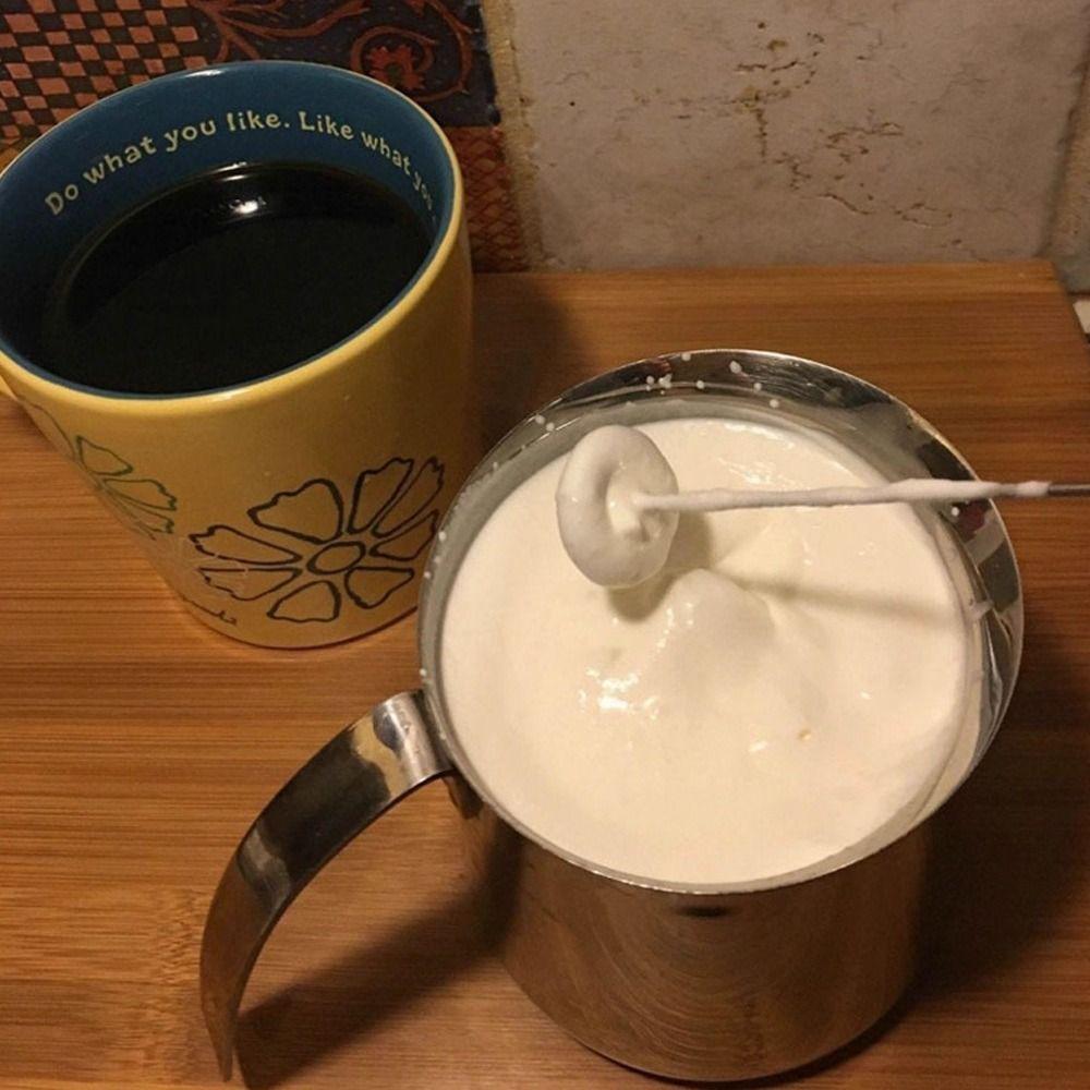 Rechargeable Wireless Milk Frother Handheld Design Handheld Mixer Cappuccino Preparation