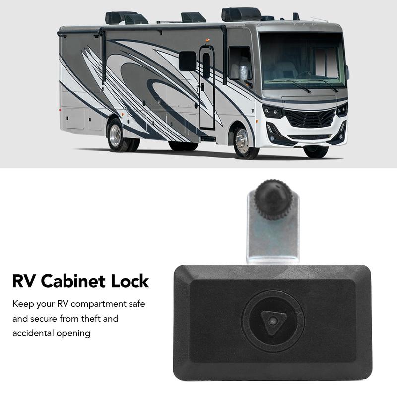 RV Storage Lock High Strength Easy tall Metal Strong  Anti Theft RV Compartment Lock with Key for Travel Trailer