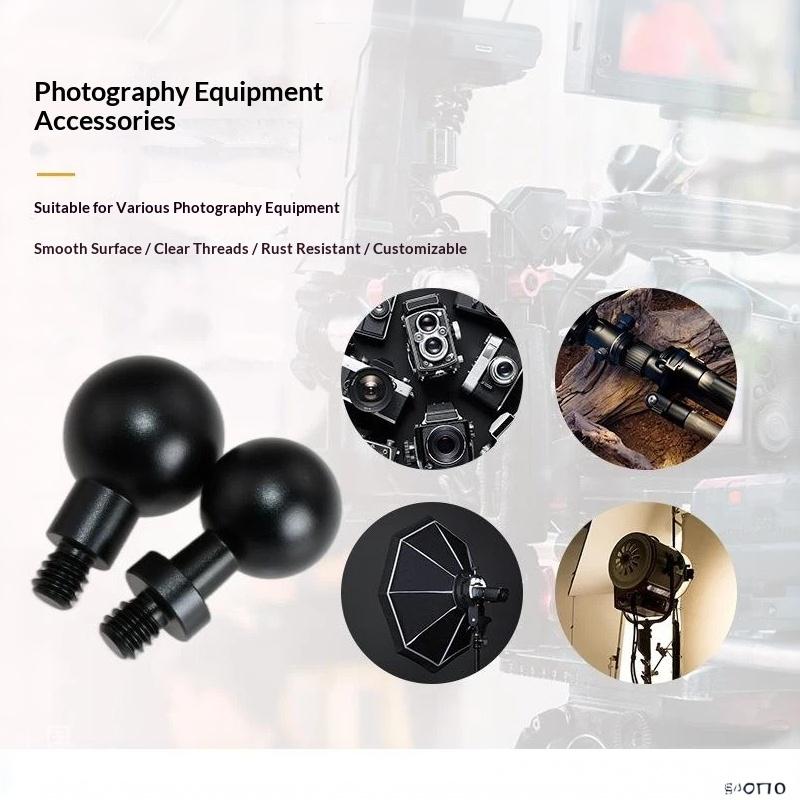 Aluminum 15Mm/17Mm/19Mm/20Mm/25Mm Ball Head Adapter To M6 1/4 Bolt For Motorcycle Phone Holder Car Bracket Camera Stand