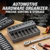 Easy Access Sorter Tray Car Bolt Screw Organizer Feature Robust ABS Construction For Vehicles Hardware Nuts Sorter