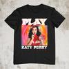 Seltenes Katy Perry Geschenk Für Fans Schwer Baumwolle Alle Größen Unisex Schwarz T-Shirt BL141 Unisex T-Shirt