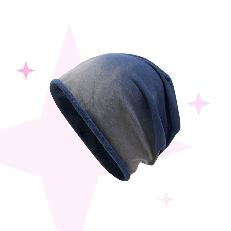 Y2K Hottie Farbverlauf Rosa Hut Koreanischer Stil Umschlagmütze Gesichtsschlankmachend Slouchy Beanie Damen Einzigartiger Kopfwickelhut Herren Trend