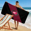 FC Midtjylland logo Print Beach Towel, Large Soft Quick Dry Towel for Beach Camping Swimming