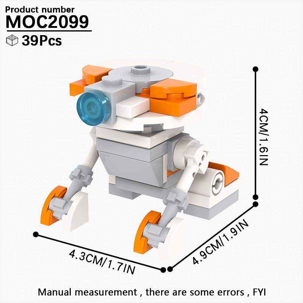 MOOXI Movie Series Set MOC Bricks Robot Compatible With Action Figures Model DIY Sets Adults Building Blocks Toys For Kids Gifts
