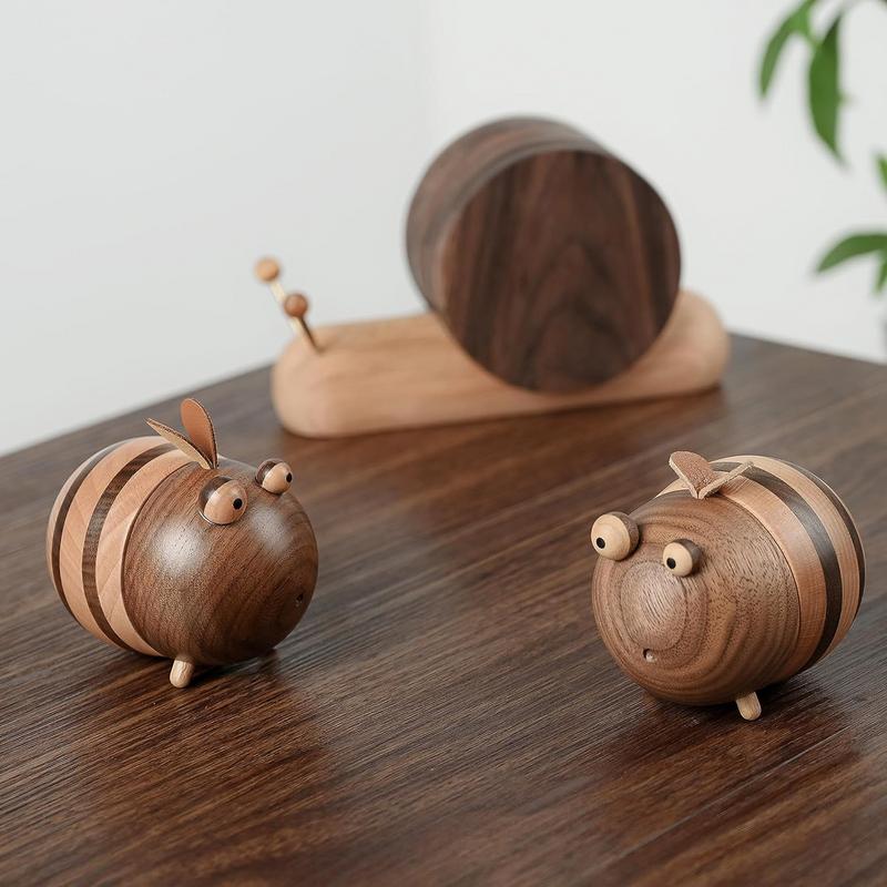 

Toothpick Holders Decorative Bee Decor Toothpick Holder Storage Organizer Bee Shape Wooden Toothpick Dispenser With 150 Pcs China Mainland