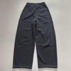 Women's Slimming Lazy Style Drawstring Elastic Waist Loose Leg Casual Pants with Pockets - New Spring Arrival In Black and Dark Blue.