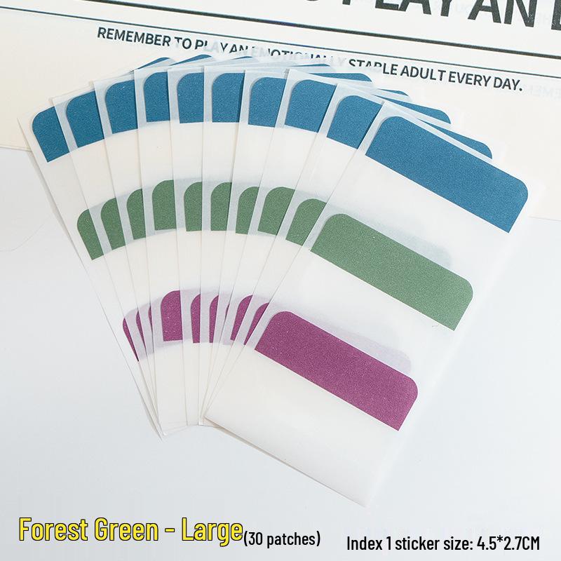 Sticky Notes and Index Tabs: Convenient Label Stickers and Small Strip Markers