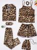 Children's Four Seasons Wearable Silk Striped Pajama Set - Seven Pieces