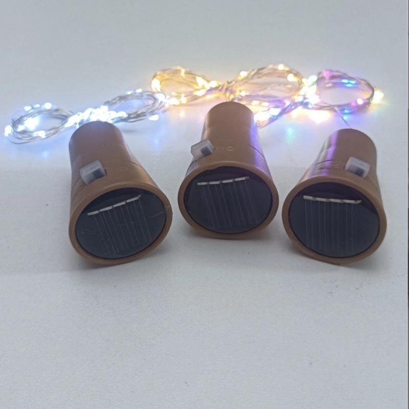 Bunte wasserdichte LED-Solar-Flaschenverschlusslichter für den Außenbereich - Perfekt für Feiertagsbars, Atmosphäre und dekorative Lichterketten.