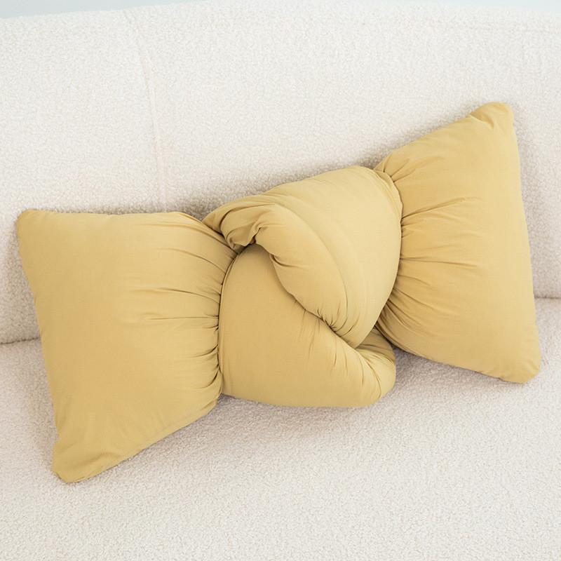 Knot Shape Cushion With Polyester Cover For Childrens Bedroom And Living Room Decor