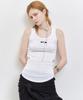 Nigaennikol Opening Sleeveless Top_White
