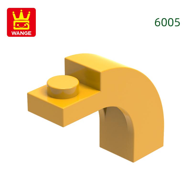 98 Stück/Los 6005 Bogen 1x3x2 Gebogene Oberseite Baustein Moc-Anbauteile Kompatibel mit Ziegel Kinder Spielzeug Geschenkbox