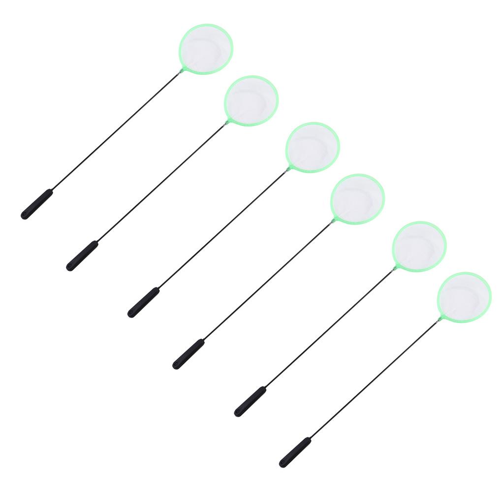 20Pcs Small Fish Net Round Design Thickened Handle High Bearing Capacity Aquarium Cleaning Tool Fishing Lure Accessories