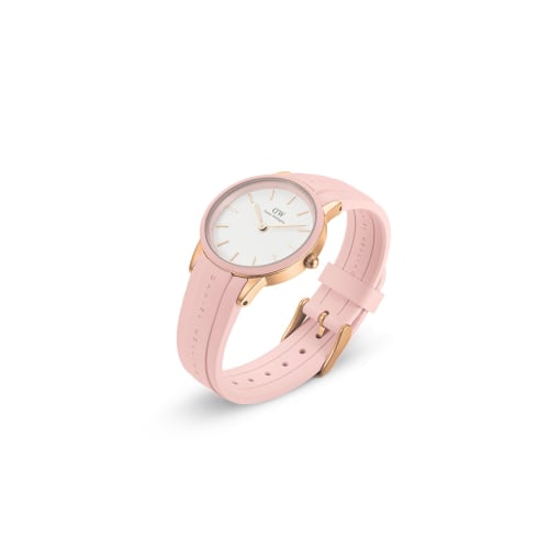 [Official Shop/2-Year Warranty/Authentic] Daniel Wellington DW Women's Iconic Motion Watch in Pastel Pink, 40mm, Waterproof, Rose Gold. A great gift f