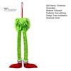 Decorative Elf Props for Christmas Funny Legs Car Hanging Ornament, Tree Decor with Soft Indoor Outdoor Holiday Plush, Red Green Pendant Rearview