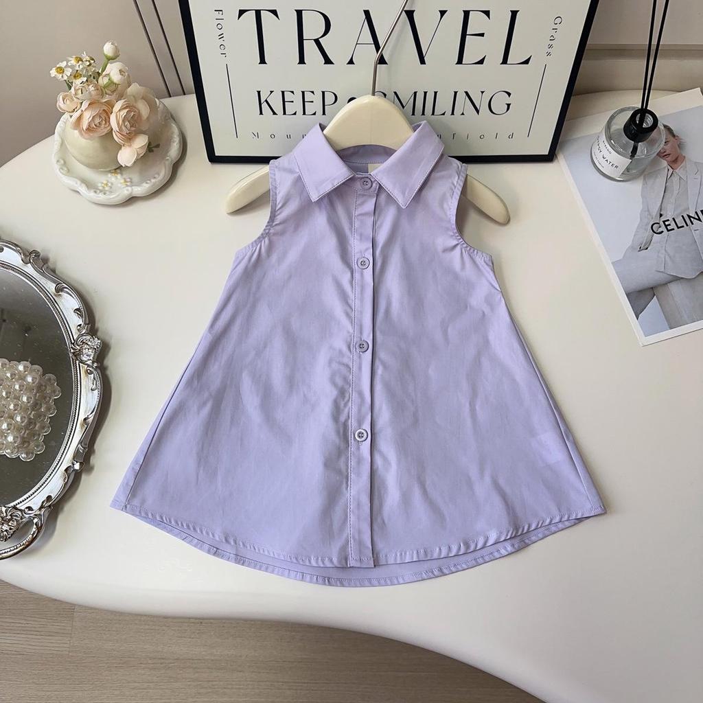 Girls' Autumn & Spring Shawl Coat and Sleeveless Dress Set
