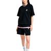 MLB Solid Color Round Neck Pullover Short Sleeve T-Shirt Unisex Tops Black 3AMTB0531-50BKS