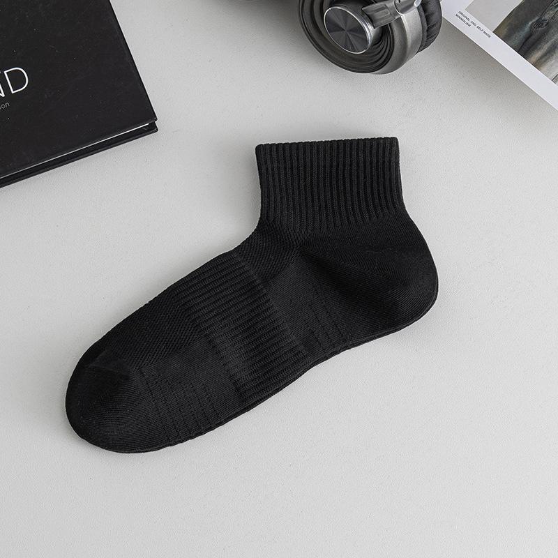 Ai Cao Essential Oil Socks, Men's, Anti Odor and Sweat Absorbing, Thin, Mesh Short Socks, Casual Sports Men's Socks