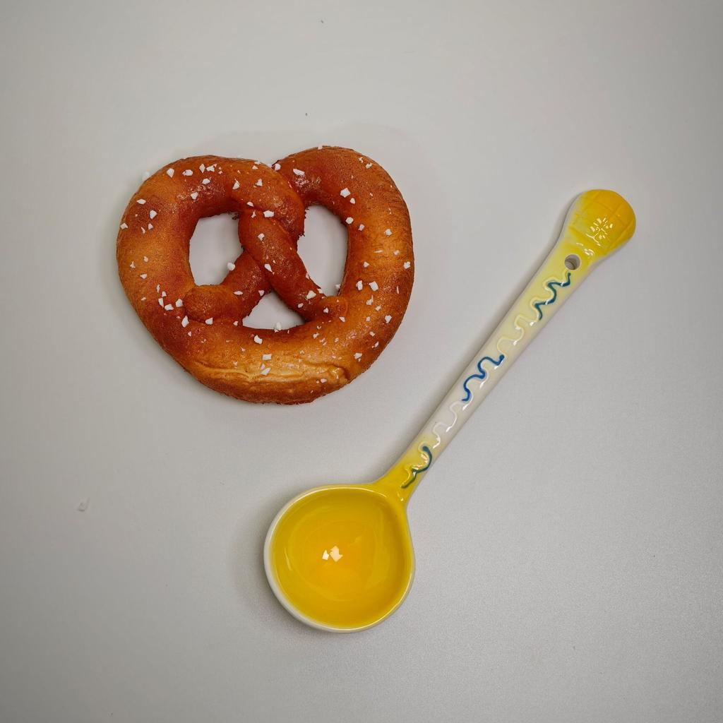 Creative And Fresh Household Children'S Cartoon Spoon Cute Spoon Ceramic Rice Spoon Bread Spoon High Value Long Handle Spoon
