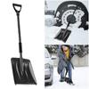 Adjustable Car Snow Shovel Large Capacity Portable Survival Shovel Lightweight Telescopic Ice Shovel for Home Garden Camping