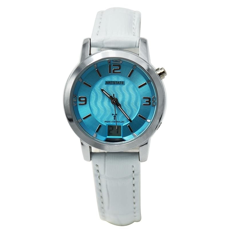 

[ Artstate AS3205] watch radio waves business Popularity Fashionable brand waterproof gift radio control clock blue