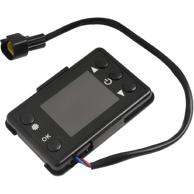 

Diesel Air Heater LCD Monitor Switch Control Board Set with Remote Control, 12V/24V Compatible 30-40°C Temperature Range for 2kw/5kw/8kw Car Truck