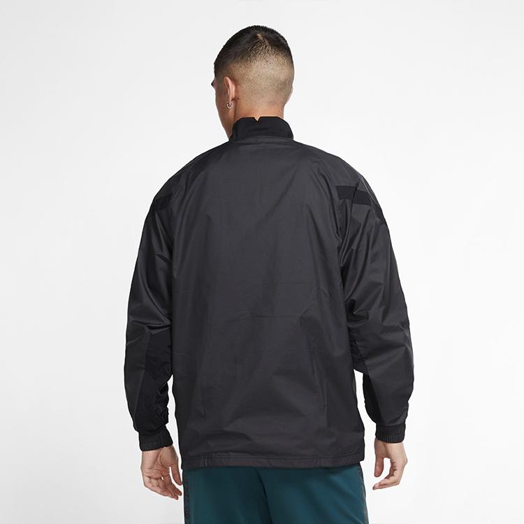 Nike Half-Zip Spliced Pullover Sports Jacket Men Jackets Black CK5589-010