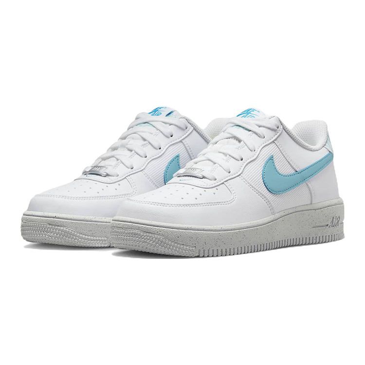 Nike Air Force 1 Crater Next Nature GS White Copa Kids Sneakers Laser-Blue DM1086-100