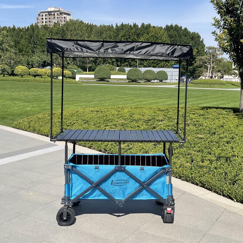 Multi-functional Outdoor Food and Camping Cart Large