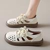 Damen Sandalen Sommer Echtleder Handgefertigte Damenschuhe Damen Flats Damen Mokassins Lederschuhe