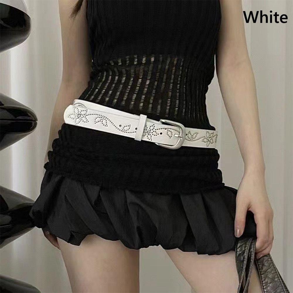 Curea din piele PU Curea din piele Personalizată Hiphop Curea pentru blugi Lanț nou de talie