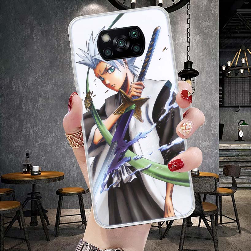 Hitsugaya Toushirou Bleach Soft Phone Case For Xiaomi Redmi 15C 15 13C 13 Poco X5 X6 X7 F7 Ultra M7 12C 12 10 10C 9C 9A 9T 9 Fun