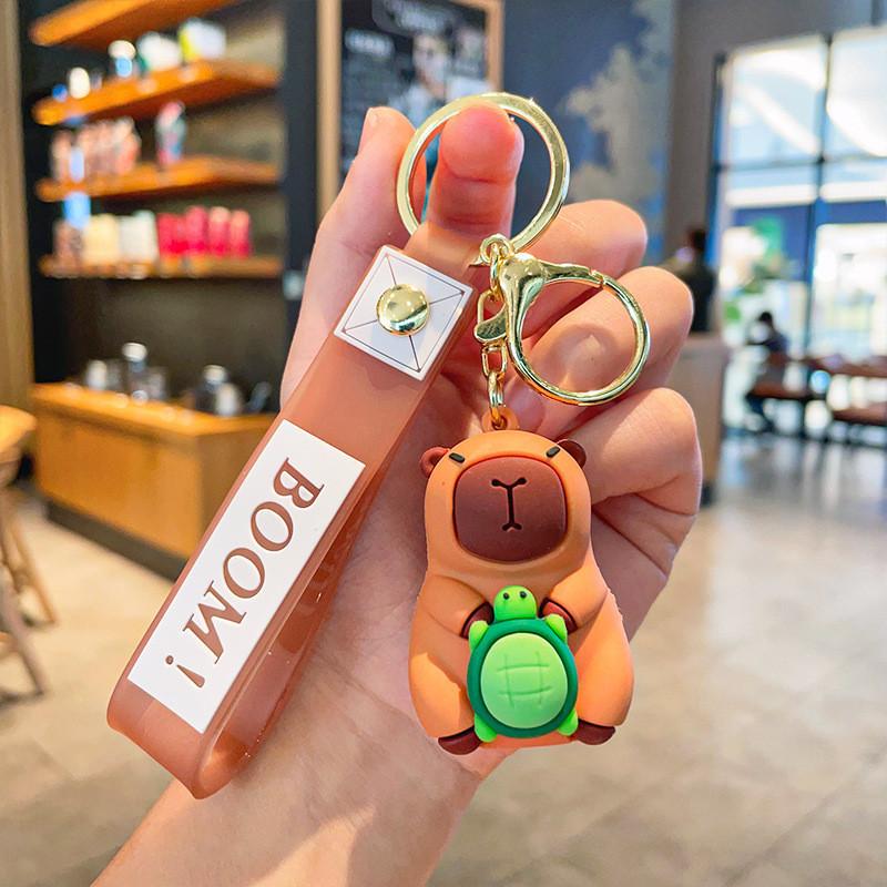

Keychain Cartoon Whimsical Silicone Material Fun Turtle Duck Design For All Needs Gift Turtle