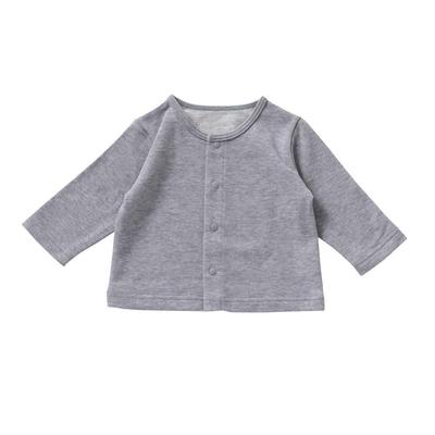 De Cardigan Fleece Pile Baby Wearing Items Conditioning Cotton Made In Japan [Creme Coco] (Long Sleeves/Round Collar) [Cold Weather/Air Measures] 100%