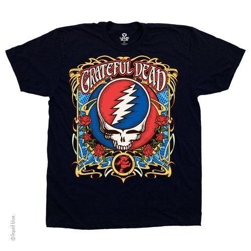

Футболка унисекс Grateful Dead Steal Your Roses Bears Syf Skull Garcia Lesh