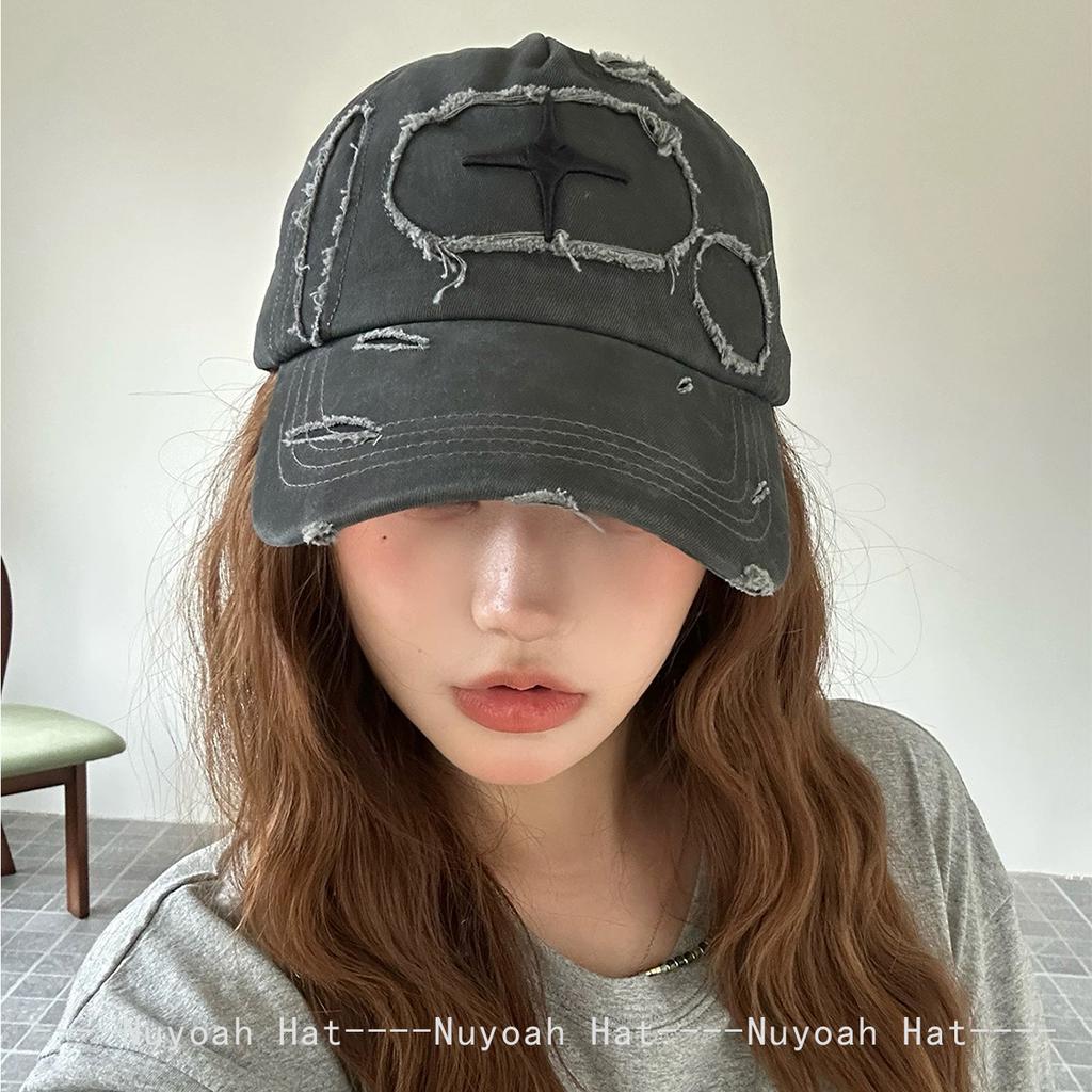 Baseball Stitching Stitched Embroidered Alphabet Star Cross Style Broken Men Women New Brand Latest Fresh Caps Peaked Hats Sunshade Retro Versatile