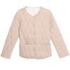 Light and Thin Cotton-padded Clothes Liner, Autumn and Winter New Cotton Clothes Women's Fashion Inner with Short Velvet Women's Coat