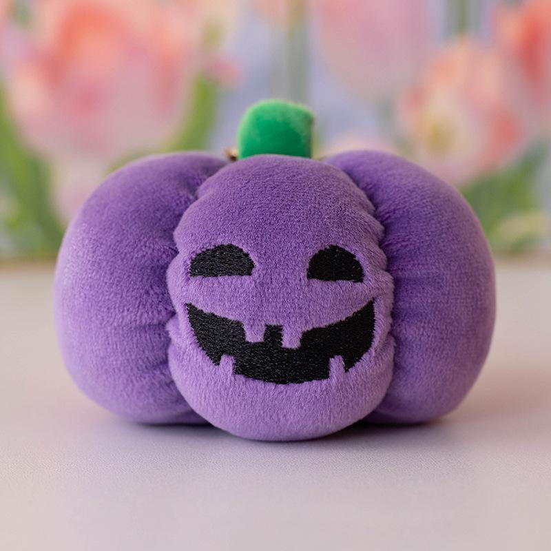 Halloween Luminous Pumpkin Plush Doll and Pendant Ornament for Kids