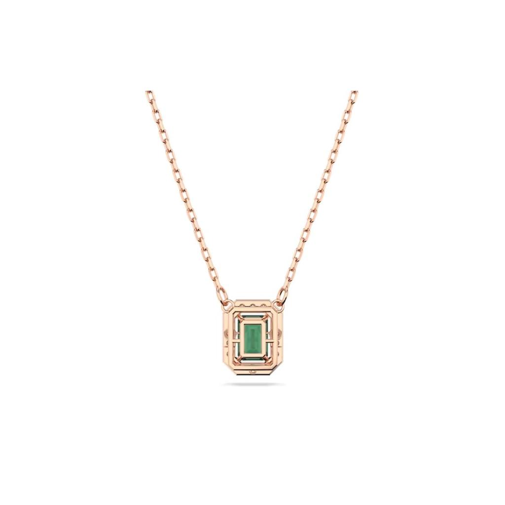 Swarovski Achtkantiger Schnitt Roségoldbeschichtete Halskette Damen Halskette 5650069