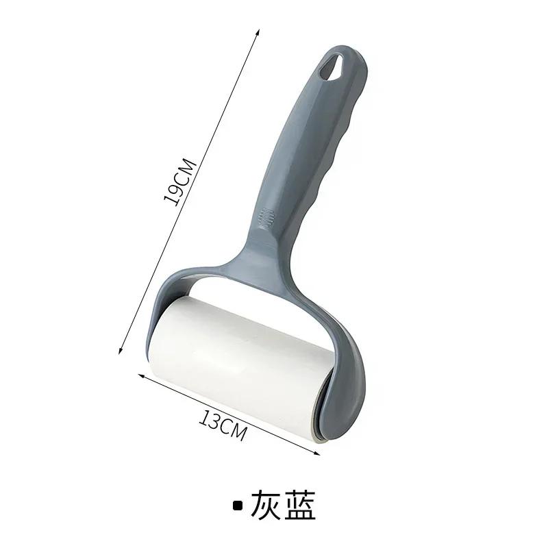 Nový trhatelný papír v roli Lepkavý váleček Prachový utěrka Pet Hair Oblečení Odstraňovač koberců Přenosný vyměnitelný čisticí kartáček